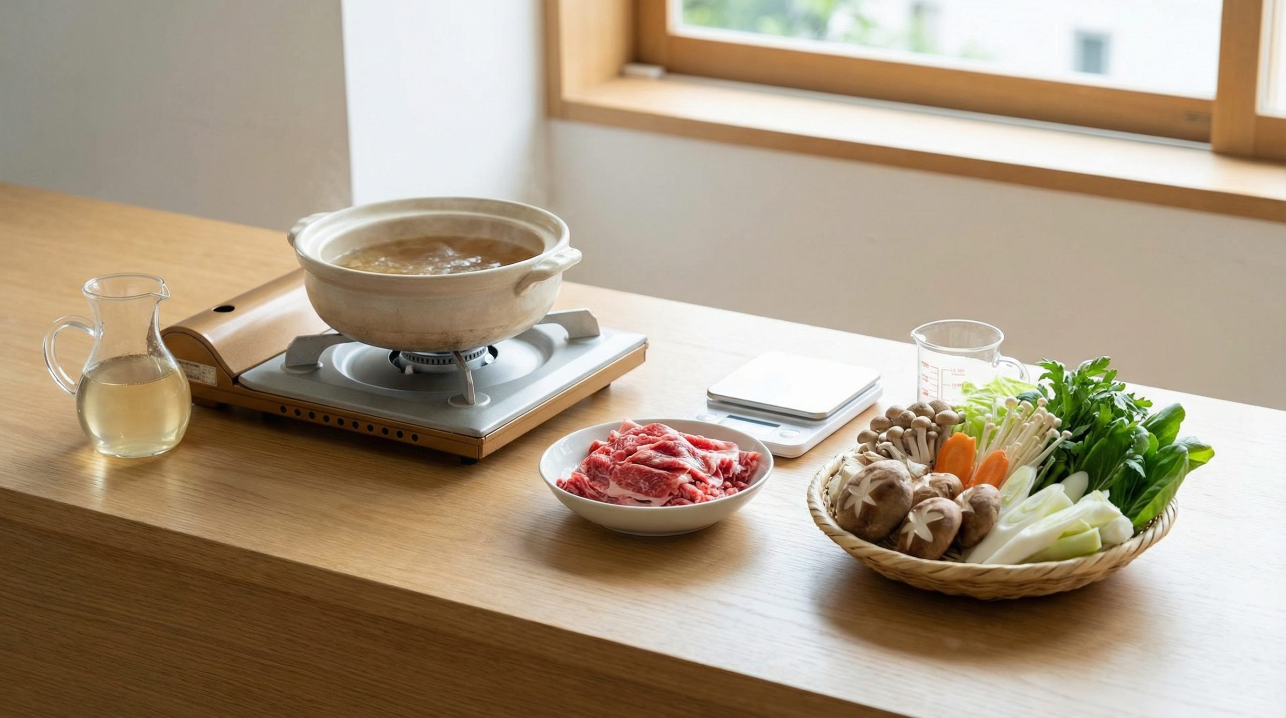 鍋一人分の黄金比率|水・肉・野菜の量はこれで決まり