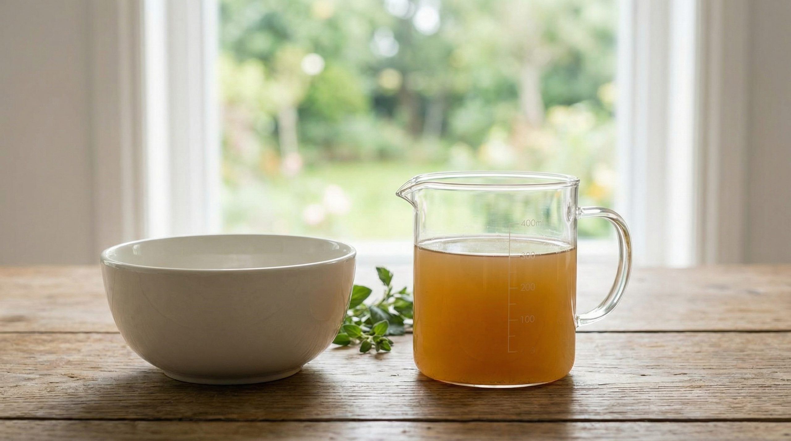 水・スープの量は400mlが基本