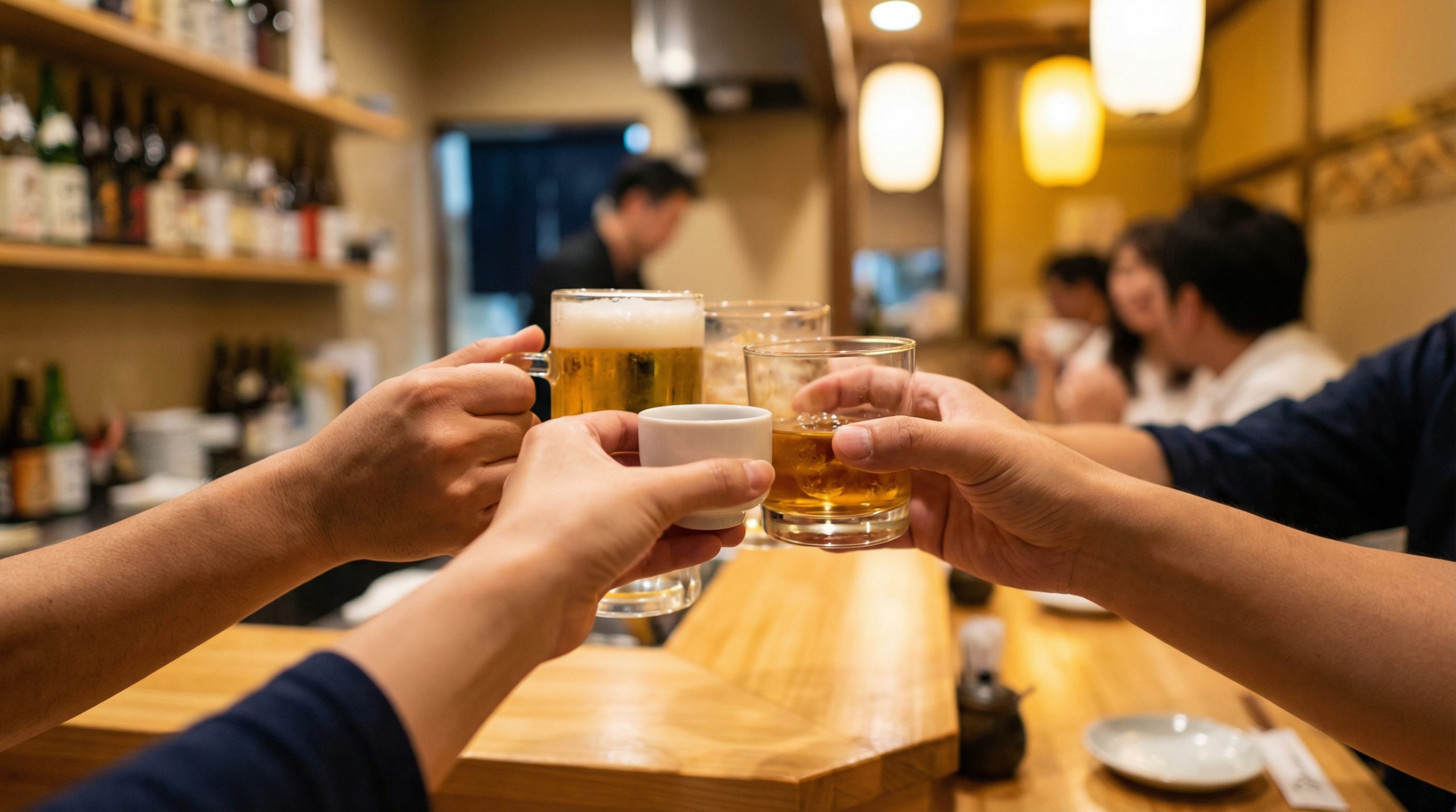 4位：居酒屋・バーで乾杯