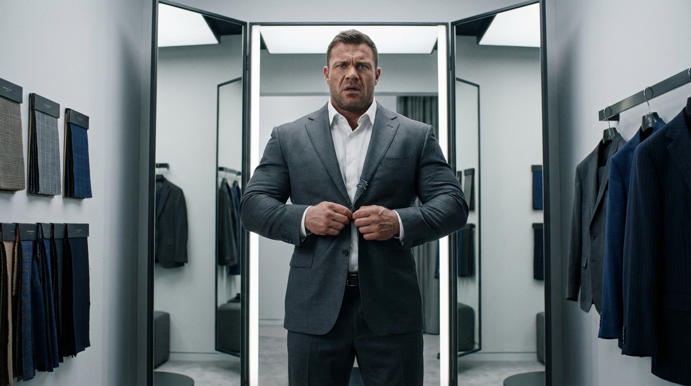 マッチョがスーツ選びで失敗する3つの理由