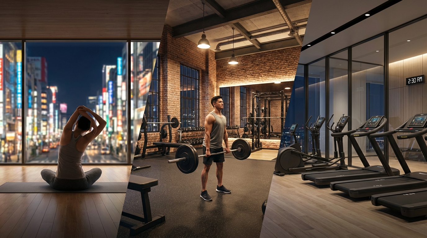 【タイプ別】駒込で自分に合う24時間ジムの選び方