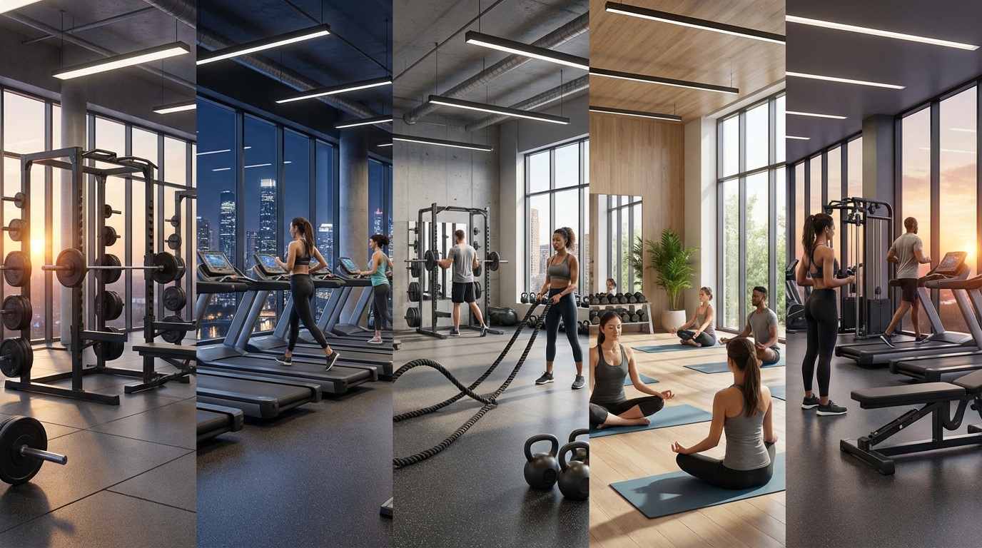 田端の24時間ジムを5つの軸で徹底比較